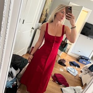 Showpo Red Midi Dress